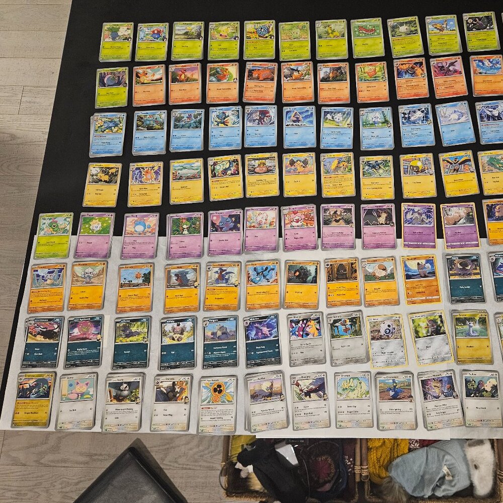 500 Pokemon Card Common/Uncommon Bulk Lot - Near Mint. (Unplayed)